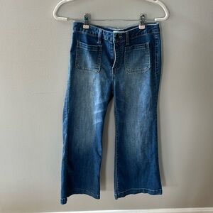 Wide leg jeans